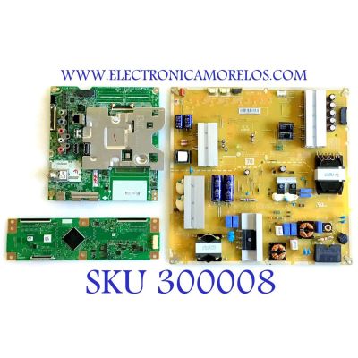 KIT DE TARJETAS TV LG / MAIN EBT65246402 EAX67872805(1.1) / T-CON RUNTK0334FVZD 1P-0171X00-40SB / FUENTE EAY64489671 EAX67242601 / PANEL HC700EQN-VHSR3-211X / MODELOS 70UK6570PUB.BUSMLJR / 70UK6570AUB.AUSMLJR
